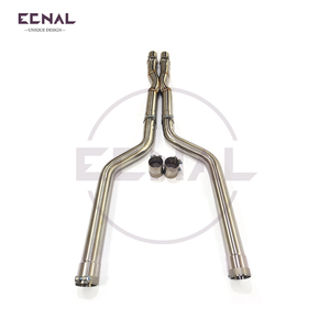 Ecnal para BMW X5m X6m F95 F96 V8 4,4 T Alto rendimiento SS304 Tubo medio de escape de igual longitud - Product Image 3