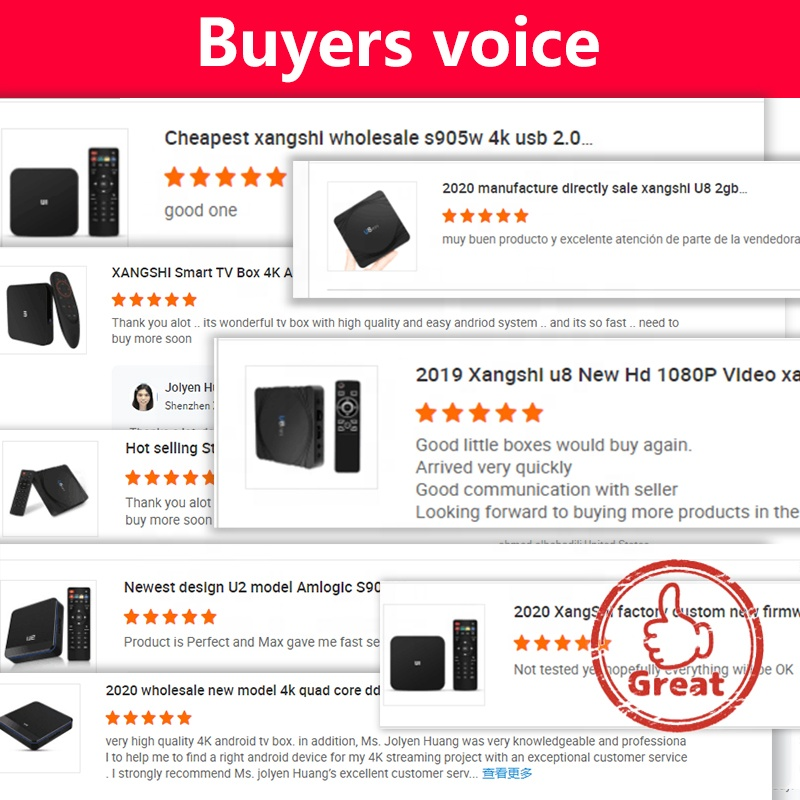 XS97 OTT TV Box - 4K UHD Smart TV with Quad Core Allwinner H313