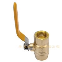 Robinet à bille en laiton DN15-DN50 à raccord fileté pour le contrôle des conduites d'eau, personnalisable OEM/ODM
