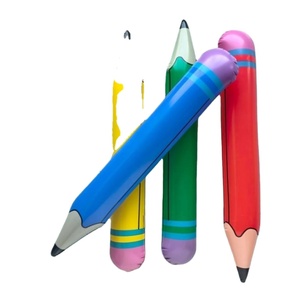 Ballon en PVC gonflable écologique en forme de crayon, grand, souple, pliable, suspendable, portable, personnalisé pour anniversaire et remise de diplôme - Product Image 1