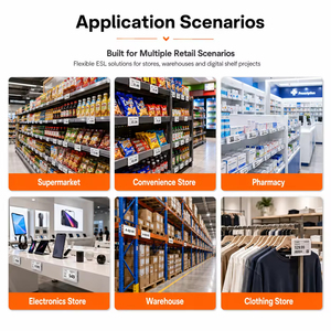 LEEKA Etichetta Elettronica Bluetooth Wireless EPD per Scaffali, Display Digitale del Prezzo, Etichette Elettroniche per Congelatori <span class=keywords><strong>di</strong></span> Gelato - Product Image 4