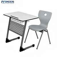 Tables d'école pas chères en gros, chaises d'école pour enfants, mobilier scolaire en PVC, métal et bois pour usage scolaire