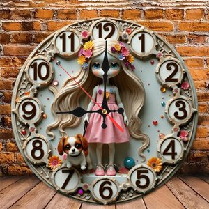 Reloj de Pared de Madera de 10 Pulgadas para Piloto con Mapa Aeronáutico Seccional - Product Image 6