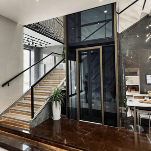 مصعد منزلي كهربائي صغير اقتصادي بتصميم مدمج للشقق الصغيرة من طابقين إلى ثلاثة طوابق - Product Image 6