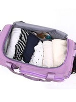 Sac de sport et de voyage en PU imperméable, multi-poches, avec fermeture éclair, 30L 40L, personnalisable en gros, avec sangle réglable et amovible