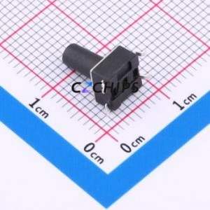 TC-06104A-100E Tactile Switch SMD-4P,6x6mm Switch Single Pole Single Throw Round Button 6mm 6mm - Product Image 2