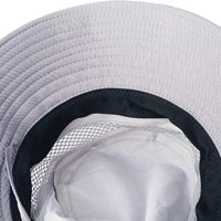 Chapeau de pêcheur en coton brodé à large bord, protection solaire, pour activités de plein air, sports d'été, voyage, plage, décontracté, unisexe, avec cordon
