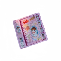 Ensemble Papeterie Kawaii A6, Carnet de Notes en Couleur, Carnet d'Adresse en Papier, 80 Feuilles, Mini Carnet de Notes, Journal Mignon
