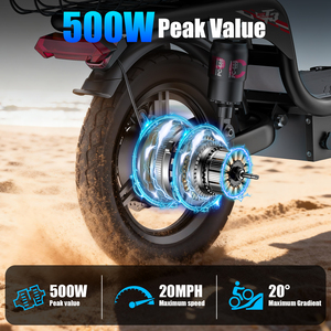 Monopattino Elettrico Pieghevole T3 per Adulti con Luci LED - Impermeabile ed Ecologico per il Trasporto del Ultimo Chilometro e lo Shopping (Disponibile negli USA) - Product Image 3