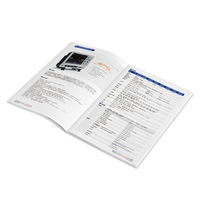 Brochure d'entreprise A5 personnalisée de haute qualité fabriquée en usine, papier couché gaufré pour impression offset, instructions d'impression offset