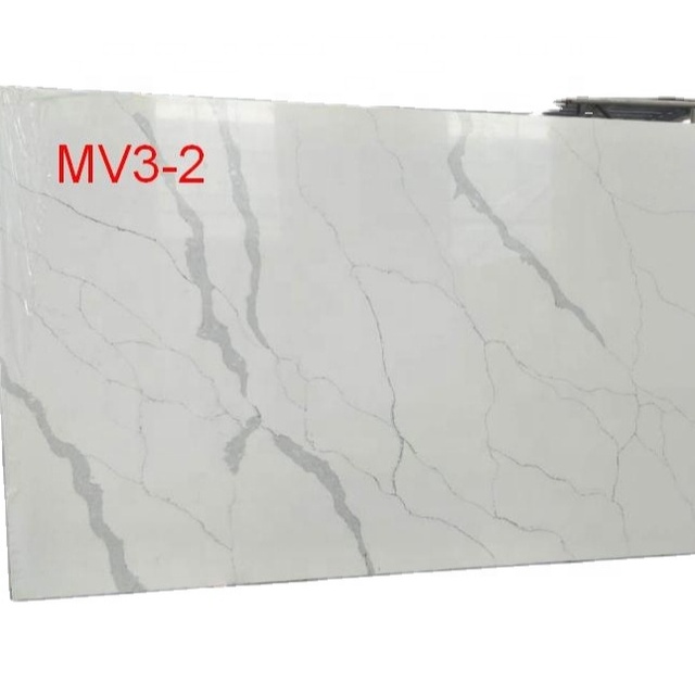 Factory Price Marble Look Quartz Engineered Stone Benchtop Quartz Stone Slab Counter Tops