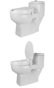 Rehausseur de siège de toilette ODM WC, rehausseurs de siège de toilette surélevés de 5,5 pouces pour les personnes âgées, siège de toilette surélevé, supporte 300 lb, antidérapant - Product Image 6