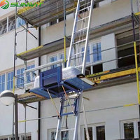 Ac Installation Lifter Toiture Échelle Palan Ascenseur Domestique Petite Taille Électrique 20Ft Échelles Électriques Simples