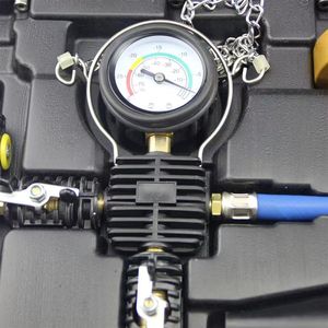 Car Radiator Pressure Tester Kit With Vacuum <b>Gauge</b> And Colorful Connectors For Leak Detection And Coolant Replacement - Product Image 3
