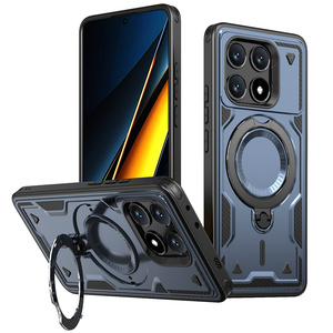 TPU + PC 360 ° Soporte de anillo giratorio Kickstand Cubierta de patrón de CD magnético para <span class=keywords><strong>Xiaomi</strong></span> 14T/14T <span class=keywords><strong>PRO</strong></span> Soft TPU PC Funda de teléfono a prueba de golpes - Product Image 5