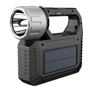 Lampe torche solaire LED haute puissance, portable, rechargeable, lumière d'urgence, lampe de travail pour le camping en plein air - Product Image 3