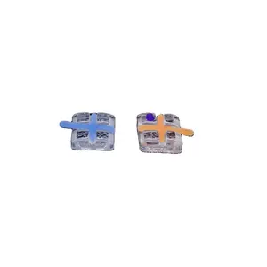 Dental Braces Orthodontic Sapphire Brackets with Indicator Sapphire Braces