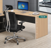 Bureau moderne Ensemble d'armoires de bureau pour direction en L Mobilier de bureau pour directeur général Bureau de direction avec service personnalisé