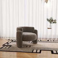 Fauteuil individuel en bois massif de style nordique moderne et minimaliste, chaise de salon créative pour la maison, les chambres, l'extérieur et l'hôtellerie