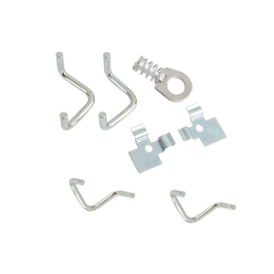 Support de fixation personnalisé en acier zingué avec goupille d'alignement, kit de réparation de quincaillerie de porte, accessoires de quincaillerie pour meubles - Product Image 5