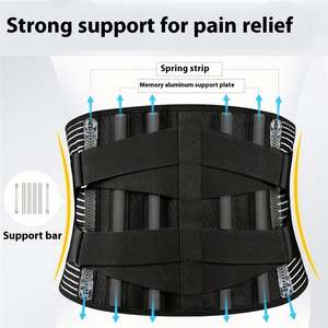 Sabuk Penyangga Pinggang Spandex & Nilon Bernapas untuk Musim Dingin, Fleksibel, Perlindungan Profesional untuk Pria Wanita, Nyeri Punggung Bawah - Product Image 4