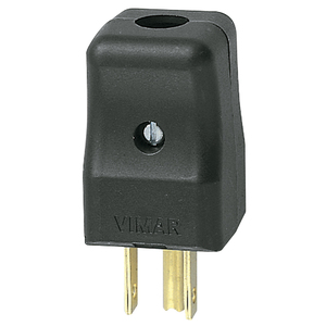 Enchufe Negro Vimar 2P+T 15A Estándar USA+SASO - Product Image 1