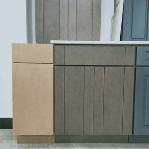 American Standard RTA Grey <b>Shaker</b> Style Kitchen Sink Base Cabinets with Competitive Price - Product Image 1