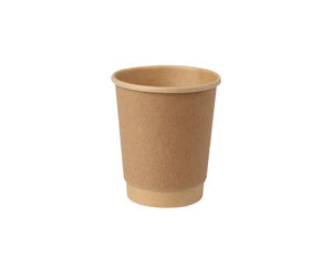 Gobelet à café ou à thé à emporter en papier kraft à double paroi, imprimé avec logo personnalisé, taille personnalisée, prix d'usine - Product Image 3