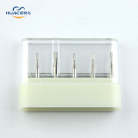 Huacera FG245 pièce à main de laboratoire dentaire basse vitesse meilleure marque mèches de routeur à pointe de carbure pour cliniques dentaires fraises en acier au tungstène