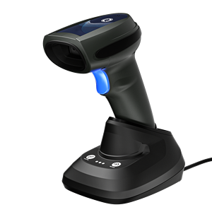 HENEX 3208RC Lector de Códigos QR 1D 2D Inalámbrico Industrial Comercial, Escáner de Códigos de Barras Portátil, Base de Carga, Interfaz USB <span class=keywords><strong>COM</strong></span> - Product Image 3