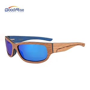 UV400 polarized Sports colorful zebra walnut skateboard layers wood sun glasses shades sunglasses