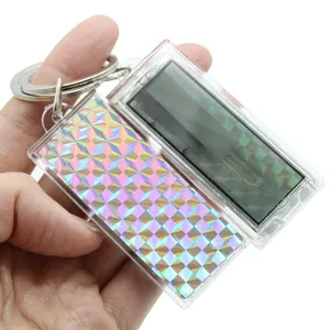 Solar Power Keychain Panel LED Display Screen