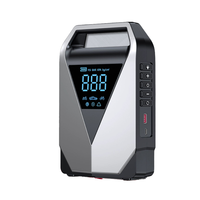 Démarreur de Batterie de Voiture Portable d'Urgence 8000 mAh avec Compresseur d'Air et Gonfleur de Pneus
