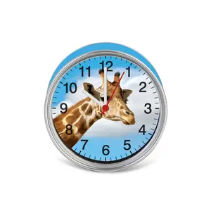 Custom Giraffe Can Clock Giveaways Souvenirs Gifts for Promotion