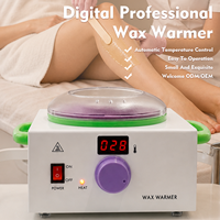 Offre Spéciale : Chauffe-cire numérique professionnel 600 ml avec écran LED, 100 W, bol en silicone, pour salon et spa, épilation, OEM