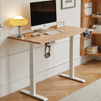 Structure de moteur stable à 3 étapes 2 Design moderne Table debout électrique réglable en hauteur Bon prix Bureau de repos du personnel à domicile