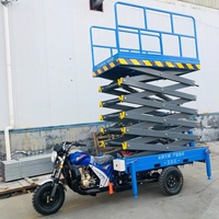Plateforme élévatrice mobile électrique hydraulique à ciseaux pour la construction, capacité de charge de 500 kg, 6m, 8m, 10m, 12m, 14m, 16m
