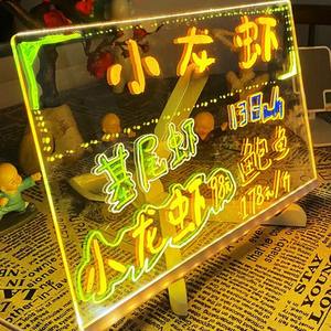 Schermo di visualizzazione a <span class=keywords><strong>LED</strong></span> per la ricarica di illuminazione fai da te mercato notturno pubblicità lavagna acrilica per aziende ospedali negozi frontali - Product Image 4