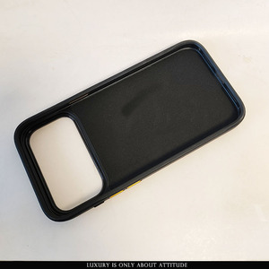 Étui de téléphone antichoc en cuir véritable <span class=keywords><strong>Togo</strong></span> de qualité supérieure avec pare-chocs en caoutchouc et porte-cartes pour iPhone 17 Pro Max - Product Image 5