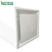 Diffuseur d'air par Ventilation portable, ventilateur de plafond carré à 4 voies en métal vip