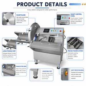 Nuova Affettatrice Industriale per Carne Congelata, Attrezzatura Automatica per il <span class=keywords><strong>Taglio</strong></span> della Carne con Spessore Regolabile, Alta Capacità per <span class=keywords><strong>Ribeye</strong></span> - Product Image 5