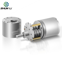 Moteur à engrenages CC miniature à faible bruit et couple élevé 5 Nm 37 mm 12 V 24 V CW/CCW avec encodeur