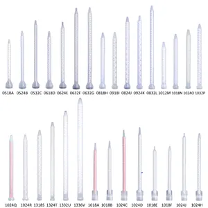 0532 एमसी एपॉक्सी मिक्सिंग नोजल स्टेटिक मिक्सर नोजल ट्यूब 32 तत्व चिपकने वाला कारतूस सर्पिल टिप MS0532C