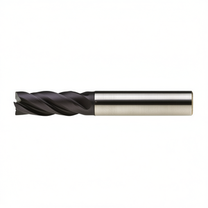 Fresa de carburo de alto rendimiento Ttake Ta1408 con recubrimiento Nano TiAlN, helicoidal de 35-38 grados y 4 filos - Product Image 2