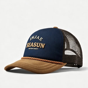 Custom 3D Embroidered Baseball Cap Snapback <b>Hat</b> Unisex Dad Cap Tucker <b>Hat</b> Adjustable Snapback Cap Breathable Mesh <b>Hat</b> - Product Image 3