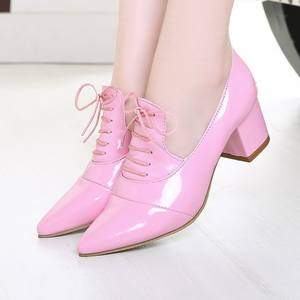 Sandalias de princesa de fiesta diaria de <span class=keywords><strong>charol</strong></span> para mujer, zapatos de princesa para mujer - Product Image 4