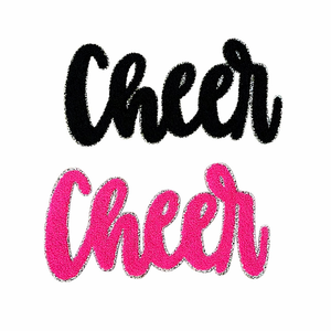 Vente en gros de patchs chenille de style sportif football, avec logo lettre de cheerleading, colorés, personnalisés, grands, thermocollants pour vêtements - Product Image 2