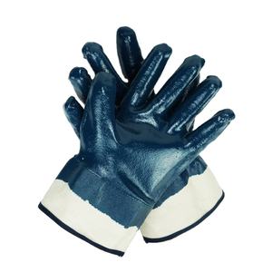 Anti aceite al por mayor Firm Grip Arrugado Nitrilo Recubierto guantes de trabajo algodón Seguridad jardín Guantes - Product Image 1