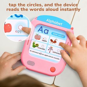 Tablet Educativo per Bambini con Batteria, Carte Flash Interattive in Plastica, Giocattolo Montessori per Alfabeto, Fonetica, Parole, Matematica, Canzoni, Regalo Educativo - Product Image 6