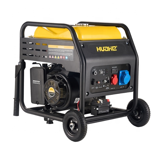 Powerful Portable 8kw Inverter Gasoline Generator with Easy Start Single Phase 50Hz 4-stroke Engine for Sale